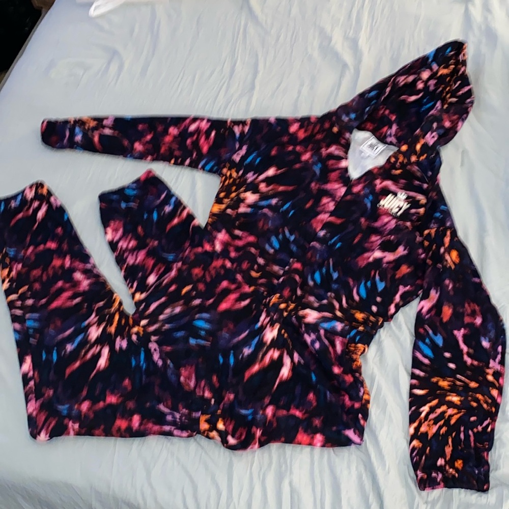 Juicy couture tie dye jumpsuit